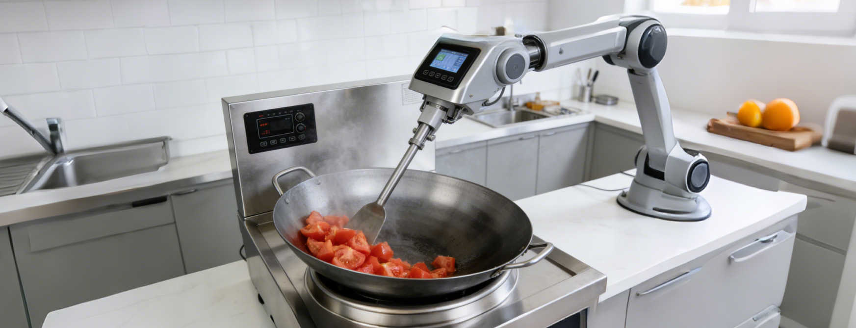 群雄逐鹿百亿赛道，商用炒菜机器人先行者如何用智能服务构筑竞争壁垒？